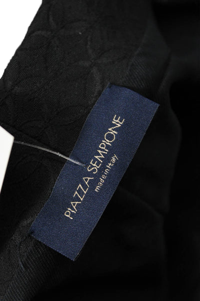 Piazza Sempione Womens Wool Boat Neck Sleeveless Pencil Dress Black Size 40