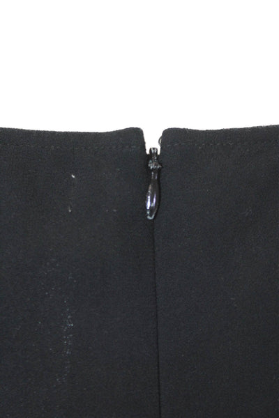 Joie Womens Sleeveless Cinched Drawstring Waist Zip Back Jumpsuit Black Size XS