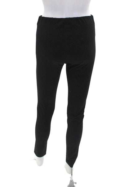 Joseph Womens Tailored Elastic Waist Straight Legged Pants Black Size 36