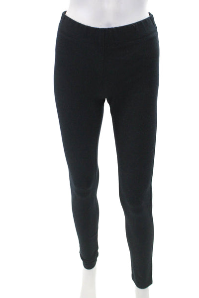 Joseph Womens Elastic Waist Slim Fit Stretch Legging Pants Navy Blue Size 36