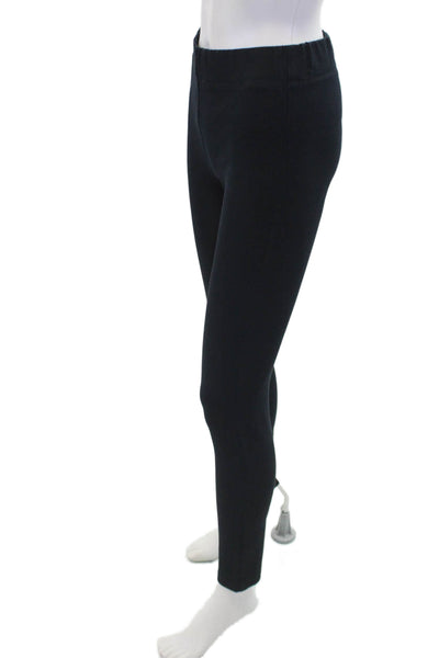 Joseph Womens Elastic Waist Slim Fit Stretch Legging Pants Navy Blue Size 36