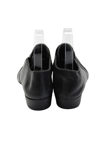 Haider Ackermann Womens Letaher Pointed Toe Oxford Loafers Black Size 37 7
