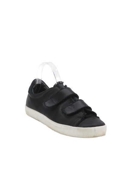 Joie Womens Hook & Loop Platform Sneakers Black Size 9.5
