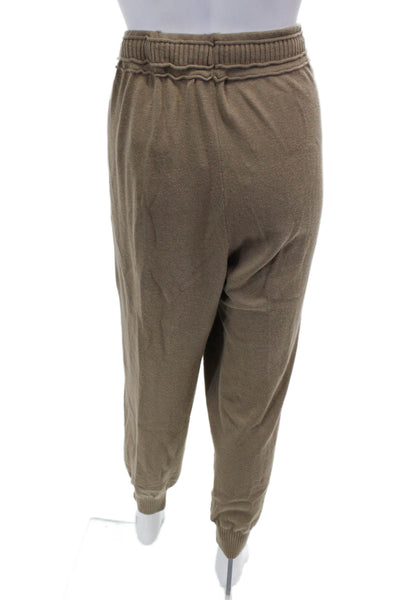 Splendid Womens Cotton Drawstring Waist Knit Joggers Brown Size M