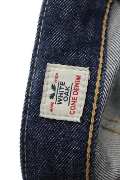 Levis Mens Cotton Dark Wash Slim Fit Jeans Blue Size 32X32
