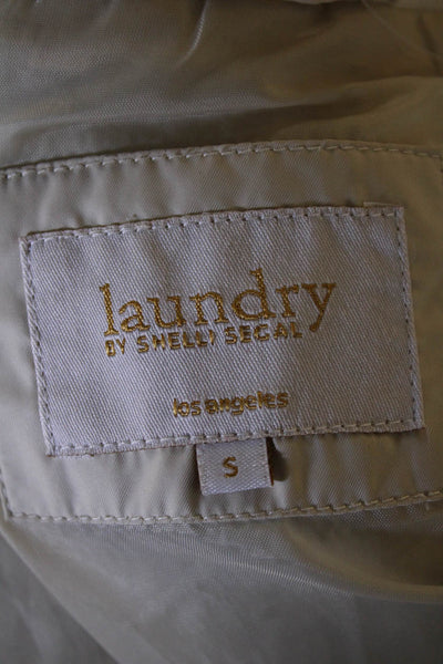 Laundry by Shelli Segal Womens Basic Jacket Beige Size S