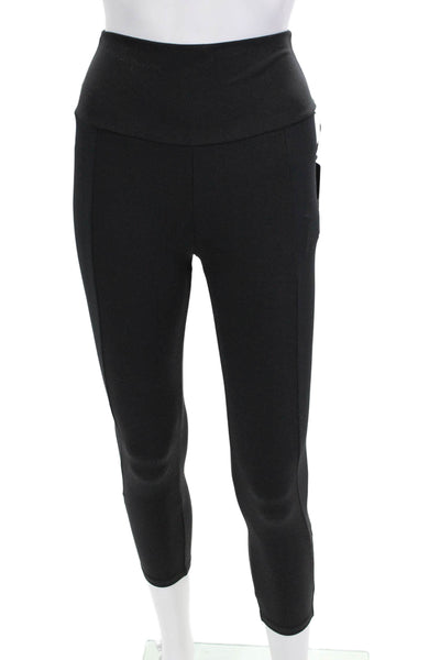 Lanston Sport Womens Stretch Activewear Leggings Black Size M