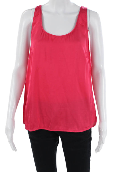 Velvet by Graham & Spencer Womens Sleeveless Pullover Tank Top Pink Size Large