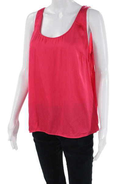 Velvet by Graham & Spencer Womens Sleeveless Pullover Tank Top Pink Size Large