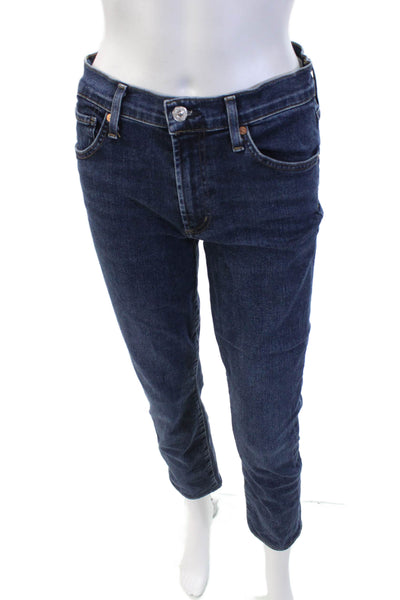Citizens of Humanity Womens Cotton Five Pocket Skinny Jeans Blue Size 28