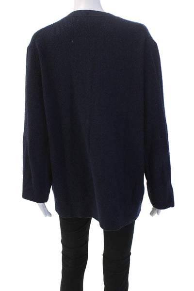 Rag & Bone Womens Wool Crew Neck Knitted Long Sleeve Sweater Size 1X