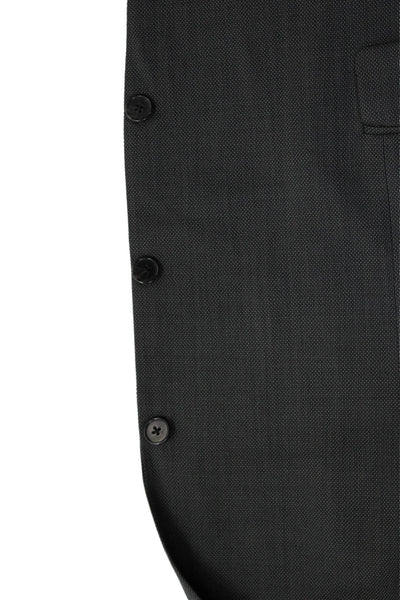 Joseph Abboud Mens Solid Two Button Blazer Jacket Gray Size 46L