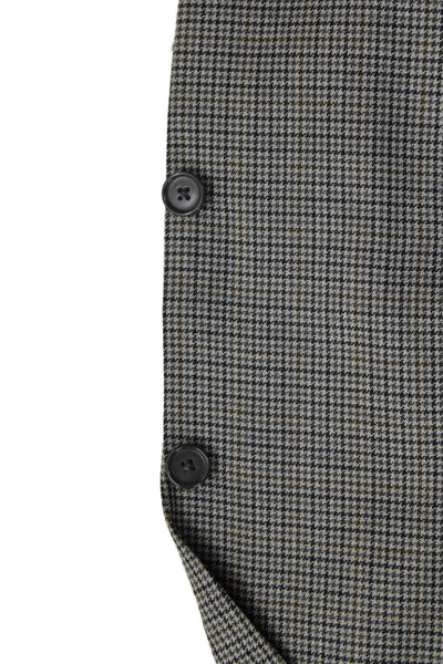 Hart Schaffner Marx Mens Houndstooth Two Button Blazer Gray Size 42