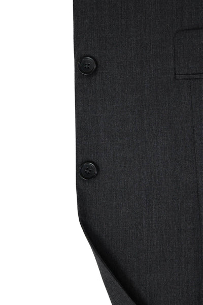 Banana Republic Mens Wool Solid Two Button Blazer Jacket Gray Size 40R