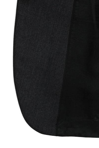 Banana Republic Mens Wool Solid Two Button Blazer Jacket Gray Size 40R