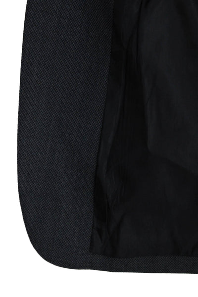 Canaletto Mens Solid Three Button Blazer Jacket Blue Size 46