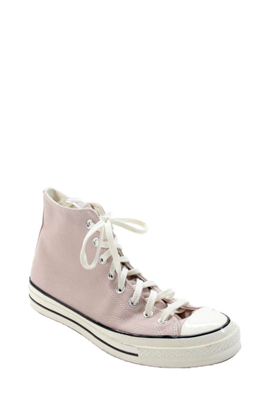 Converse Mens Canvas High Top Lace Up Sneakers Light Pink Size 9