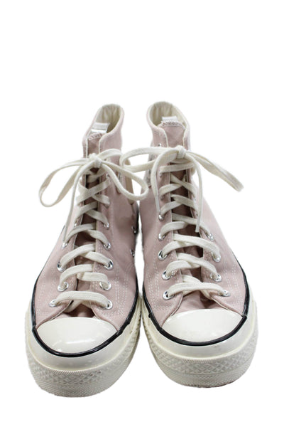 Converse Mens Canvas High Top Lace Up Sneakers Light Pink Size 9
