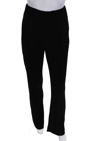 Toccin Womens Stretch Straight Pants Black Size 4