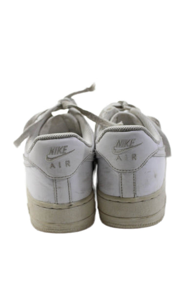 Nike Womens Air Platform Sneakers White Size 8.5