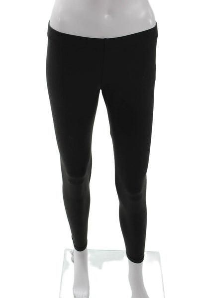 David Lerner Womens Elastic Waistband Lined Leggings Gray Size L