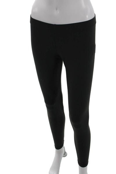David Lerner Womens Elastic Waistband Lined Leggings Gray Size L