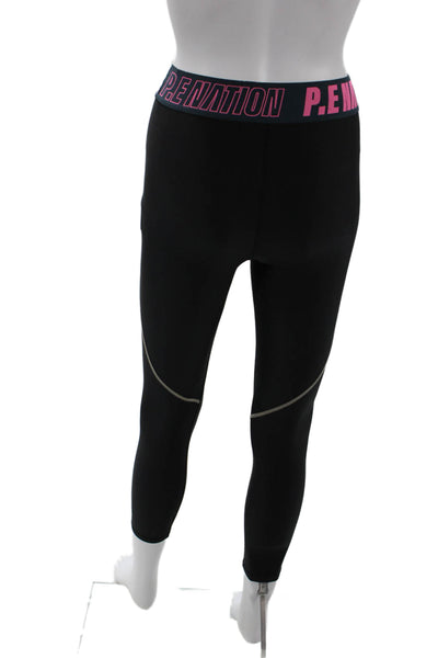 PE Nation Womens Activewear Leggings Black Size 4