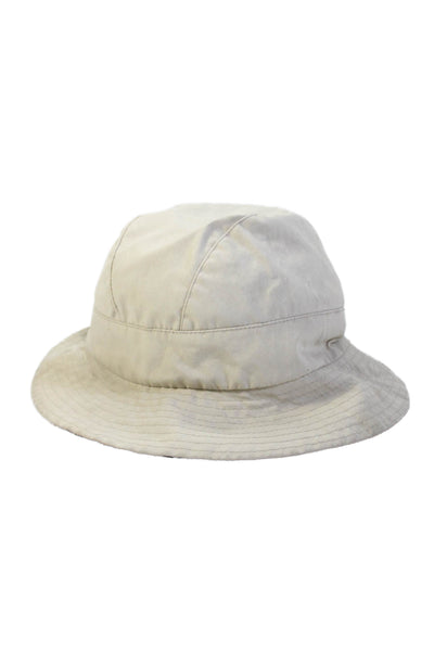 Kokin Womens Quilted Trim Bucket Hat Brown Cotton One Size
