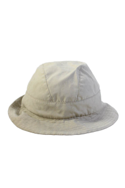 Kokin Womens Quilted Trim Bucket Hat Brown Cotton One Size
