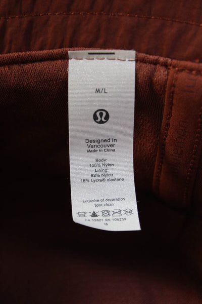 Lululemon Womens Quilted Trim Lightweight Bucket Hat Brown One Size