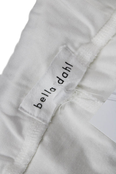 Bella Dahl Womens Drawstring Waist Pocketed Casual Sweatpants White Size M