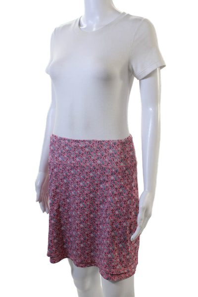 Peter Millar Womens Pocketed Layered Stretch Mini Skort Pink Size XS