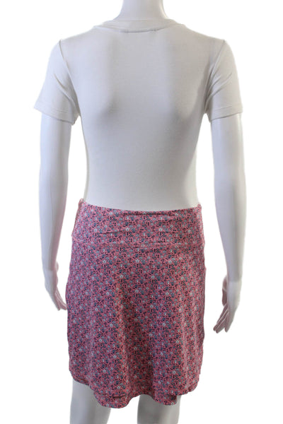 Peter Millar Womens Pocketed Layered Stretch Mini Skort Pink Size XS