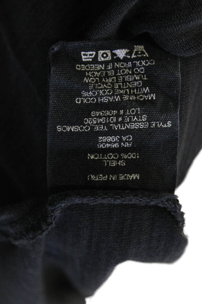 Theory Mens Short Sleeve Crew Neck Tee Shirt Black Cotton Size 2XL
