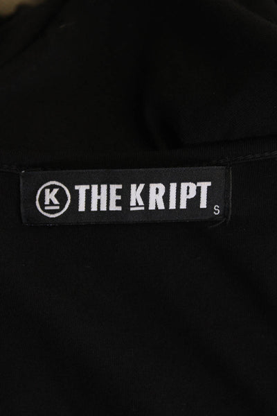 The Kript Womens Cotton Cut Out Top Black Size S