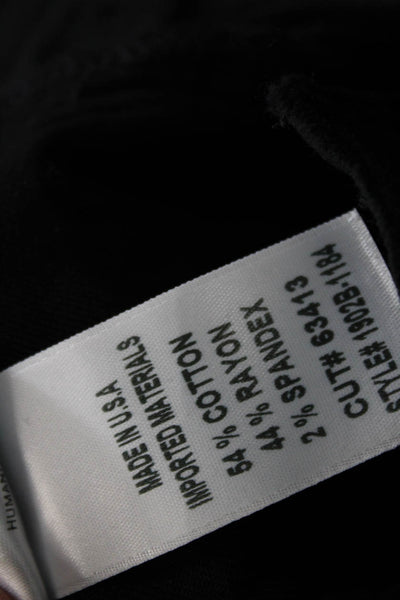 Citizens of Humanity Womens Cotton Velvet Flared Leg Pants Black Size 27
