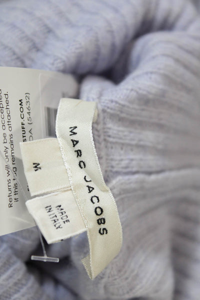 Marc Jacobs Womens Wool Turtleneck Sweater Purple Size M