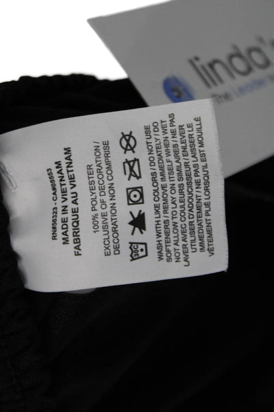 Under Armour Boys Elastic Drawstring Waist Straight Leg Sweatpants Black Size L