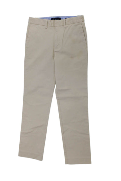Crewcuts Thompson Cotton Straight Leg Zip Fly Khaki Pants Beige Size 8