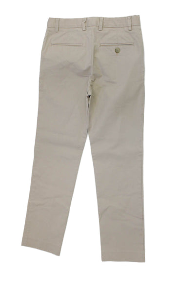 Crewcuts Thompson Cotton Straight Leg Zip Fly Khaki Pants Beige Size 8