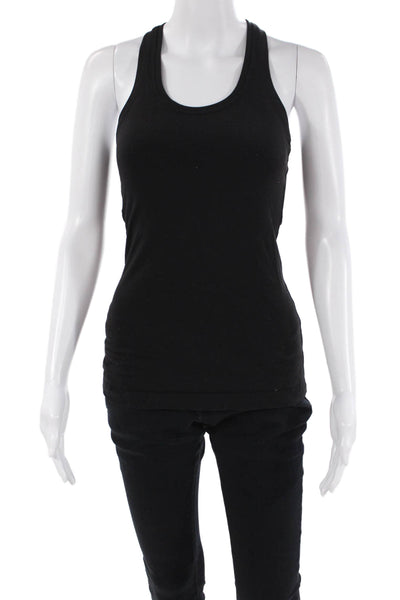 Lululemon Womens Scoop Neck Racerback Stretch Knit Tank Top Black Size 4