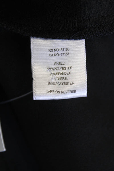 Marc New York Womens Single Button Classic Lapel Blazer Jacket Black Size Large