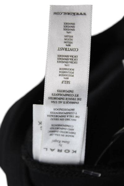 Koral Womens Stretch Leggings Black Size M