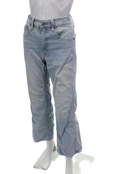 Gap Womens Light Wash High Rise Straight Jeans Blue Size 6