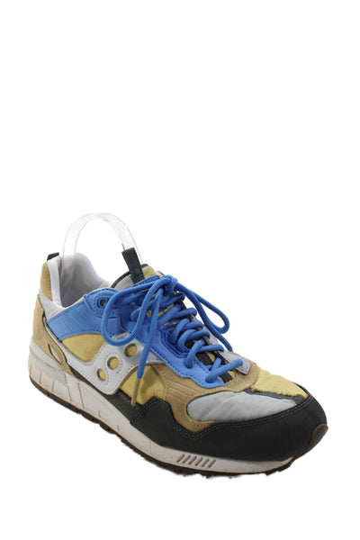 Saucony Mens Colorblock Lace Up Sneakers Multicolor Size 10