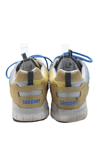 Saucony Mens Colorblock Lace Up Sneakers Multicolor Size 10