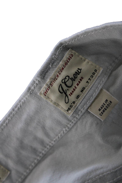 J Crew Mens 5 Pocket Straight Leg Casual Pants Light Gray Size 31x32