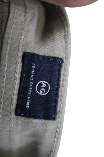 AG Adriano Goldschmied Mens The Tellis Slim Chinos Beige Size 32x34