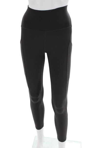 Lululemon Womens High Rise Pull On Athletic Leggings Grey Size 0