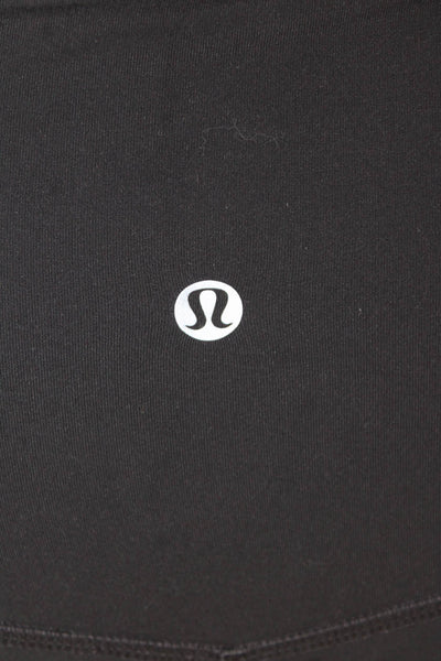 Lululemon Womens High Rise Pull On Athletic Leggings Grey Size 0